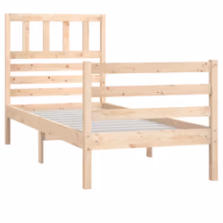 vidaXL Giroletto in Legno Massello 90x200 cm - Vista aggiuntiva 3