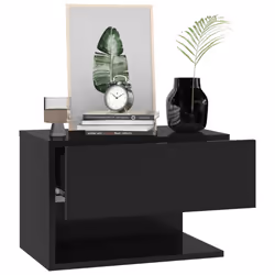 VidaXL 810955 comodino Nero - Vista aggiuntiva 4