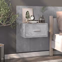 VidaXL 810980 comodino Colore cemento - Vista aggiuntiva 2