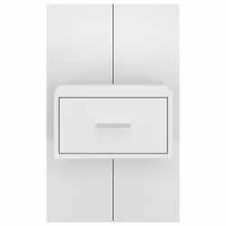 VidaXL 810983 comodino Bianco - Vista aggiuntiva 4