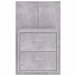 VidaXL 810997 comodino Colore cemento - Vista aggiuntiva 5
