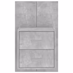 VidaXL 810998 comodino Colore cemento - Vista aggiuntiva 5
