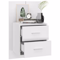 VidaXL 811001 comodino Bianco - Vista aggiuntiva 4