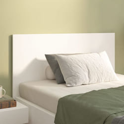 Testiera per Letto, Schienale del letto Bianca 120x1, 5x80 cm in Legno Multistrato Vidaxl
