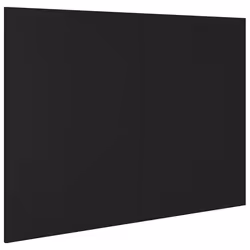 vidaXL Testiera per Letto Nera 120x1,5x80 cm in Legno Multistrato - Vista aggiuntiva 2