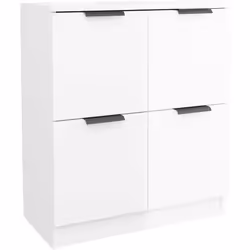 Aggiungete un'aria di fascino moderno ai vostri interni esistenti con questa credenza. Materiale facile da pulire: Il legno m ...