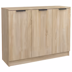 vidaXL Credenza Rovere Sonoma 90,5x30x70 cm in Legno Multistrato - Vista aggiuntiva 2