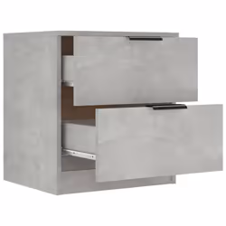 VidaXL 811223 comodino Colore cemento - Vista aggiuntiva 6