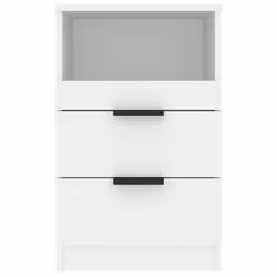 VidaXL 811233 comodino Bianco - Vista aggiuntiva 4