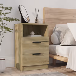 VidaXL 811238 comodino Quercia