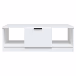 vidaXL Tavolino da Salotto Bianco 102x50x36 cm in Legno Multistrato - Vista aggiuntiva 3