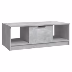 vidaXL Tavolino Salotto Grigio Cemento 102x50x36 cm Legno Multistrato - Vista aggiuntiva 2