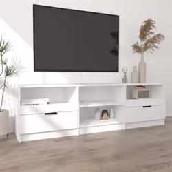 vidaXL Mobile Porta TV Bianco 150x33,5x45 cm in Legno Multistrato - Vista aggiuntiva 3