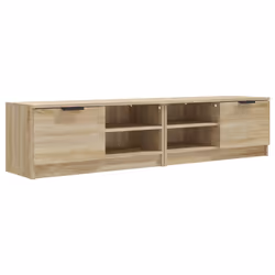 vidaXL Mobili TV 2 pz Rovere Sonoma 80x35x36,5 cm in Legno Multistrato - Vista aggiuntiva 2