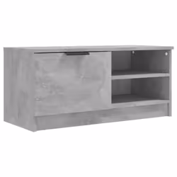 vidaXL Mobile Porta TV Grigio Cemento 80x35x36,5 cm Legno Multistrato - Vista aggiuntiva 2