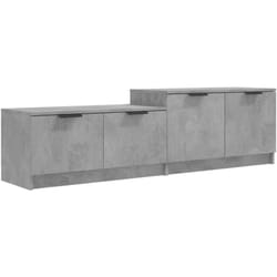 Vidaxl - Mobile Porta tv Grigio Cemento 158,5x36x45 cm Legno Multistrato