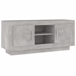 vidaXL Mobile Porta TV Grigio Cemento 102x35x45cm in Legno Multistrato - Vista aggiuntiva 2