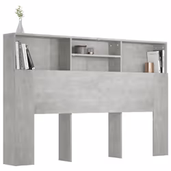 VidaXL 811875 testiera e pedana Grigio - Vista aggiuntiva 4