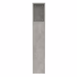 VidaXL 811911 testiera e pedana Grigio - Vista aggiuntiva 5