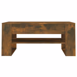 vidaXL Tavolino da Salotto Rovere Fumo 102x55x45 cm Legno Multistrato - Vista aggiuntiva 3