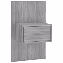 vidaXL Comodino a Muro Grigio Sonoma - Vista aggiuntiva 2
