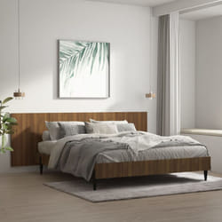 Testiera Letto, Schienale del letto Rovere Marrone 240x1, 5x80 cm Legno Multistrato Vidaxl