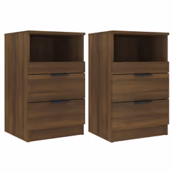 VidaXL 817044, Quercia, Legno, 400 mm, 360 mm, 650 mm, 2 pz