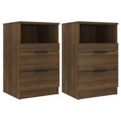 VidaXL 817044 comodino Quercia