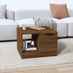Vidaxl - Tavolino da Salotto, Tavolino da caffè Rovere Marrone 50x50x36cm Legno Multistrato