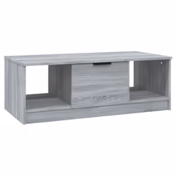 vidaXL Tavolino da Salotto Grigio Sonoma 102x50x36cm Legno Multistrato - Vista aggiuntiva 2