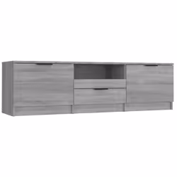 vidaXL Mobile TV Grigio Sonoma 140x35x40 cm in Legno Ingegnerizzato - Vista aggiuntiva 2