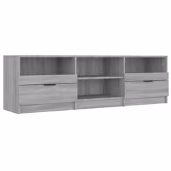 vidaXL Mobile TV Grigio Sonoma 150x33,5x45 cm in Legno Ingegnerizzato - Vista aggiuntiva 2