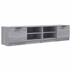 vidaXL Mobili TV 2 pz Grigio Sonoma 80x35x36,5 cm in Legno Multistrato - Vista aggiuntiva 2