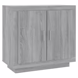 vidaXL Credenza Grigio Sonoma 80x40x75 cm in Legno Multistrato - Vista aggiuntiva 2