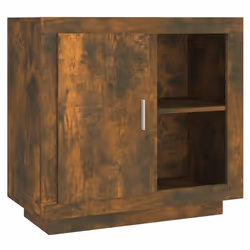 vidaXL Credenza Rovere Fumo 80x40x75 cm - Vista aggiuntiva 2