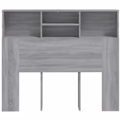 VidaXL 817247 testiera e pedana Grigio, Quercia - Vista aggiuntiva 5