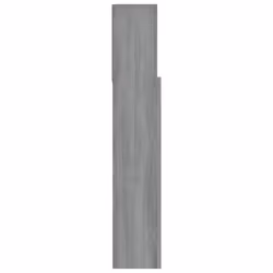 VidaXL 817247 testiera e pedana Grigio, Quercia - Vista aggiuntiva 6