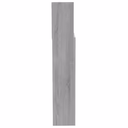 VidaXL 817259 testiera e pedana Grigio, Quercia - Vista aggiuntiva 4