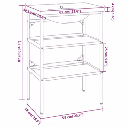VidaXL 3101374 arredo bagno - Vista aggiuntiva 6