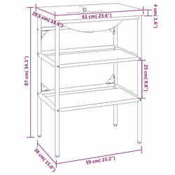 VidaXL 3101375 arredo bagno - Vista aggiuntiva 6