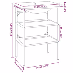 VidaXL 3101377 arredo bagno - Vista aggiuntiva 7