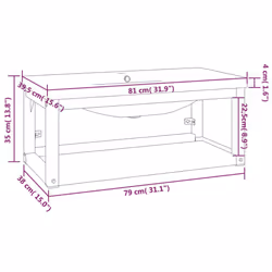 VidaXL 3101384 arredo bagno - Vista aggiuntiva 6