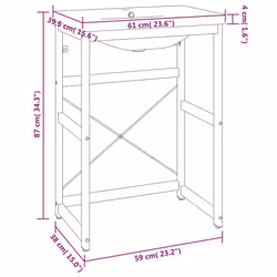 VidaXL 3101389 arredo bagno - Vista aggiuntiva 6