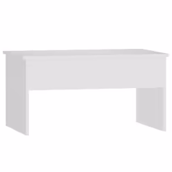 vidaXL Tavolino da Salotto Bianco 80x50,5x41,5 cm Legno Multistrato - Vista aggiuntiva 3