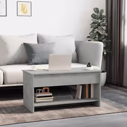 vidaXL Tavolino Salotto Grigio Cemento 102x50x52,5cm Legno Multistrato - Vista aggiuntiva 3