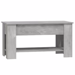 vidaXL Tavolino Salotto Grigio Cemento 101x49x52 cm Legno Multistrato - Vista aggiuntiva 3