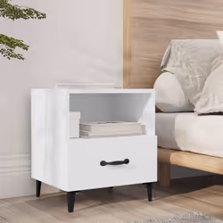 VidaXL 812025 comodino Bianco - Vista aggiuntiva 8