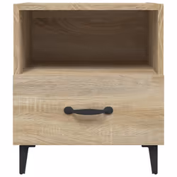 vidaXL Comodino Rovere Sonoma in Legno Multistrato - Vista aggiuntiva 3