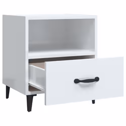 VidaXL 812037 comodino Bianco - Vista aggiuntiva 5