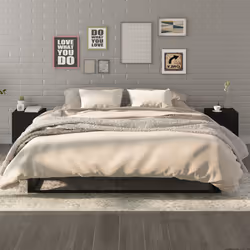 VidaXL 812063 comodino Nero